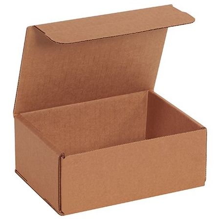 Bsc Preferred 6-1/2 x 4-7/8 x 2-5/8'' Kraft Corrugated Mailers, 50PK MRX6XK